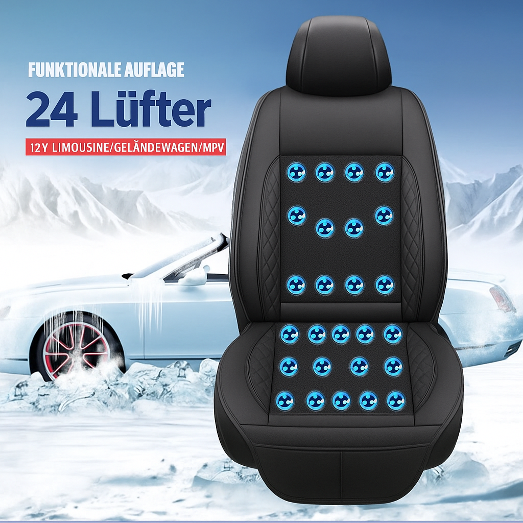 CoolDrive™ – Autositz-Kühlung mit 24 Lüftern & Massagefunktion