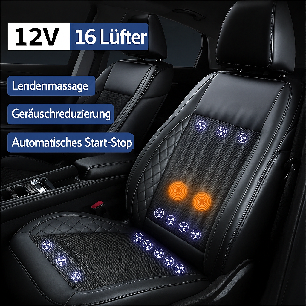 CoolDrive™ – Autositz-Kühlung mit 24 Lüftern & Massagefunktion