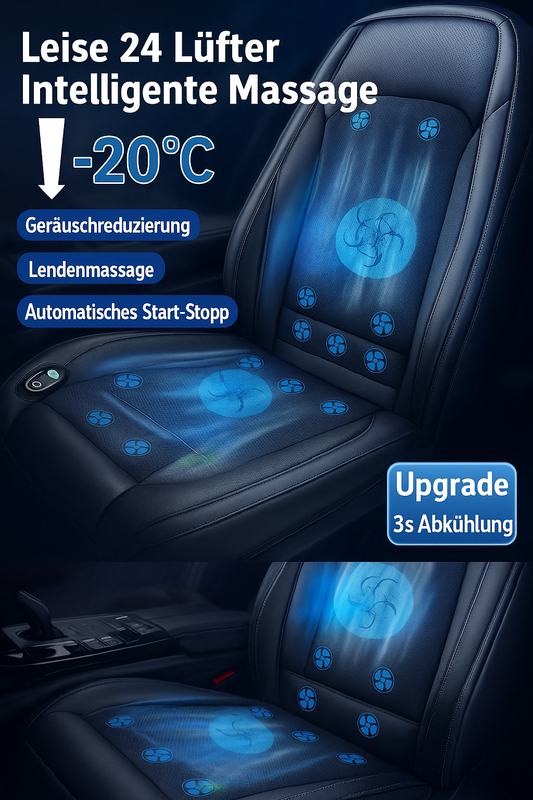 CoolDrive™ – Autositz-Kühlung mit 24 Lüftern & Massagefunktion